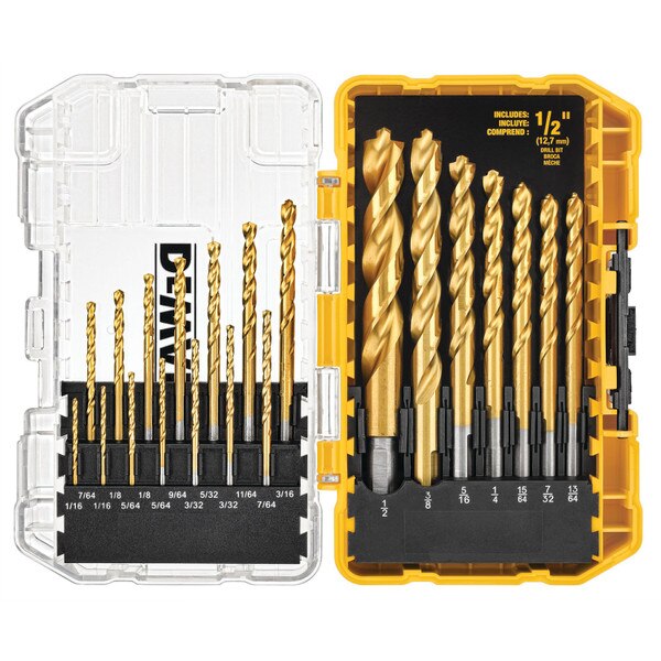 Titanium Nitride Coating Drill Set